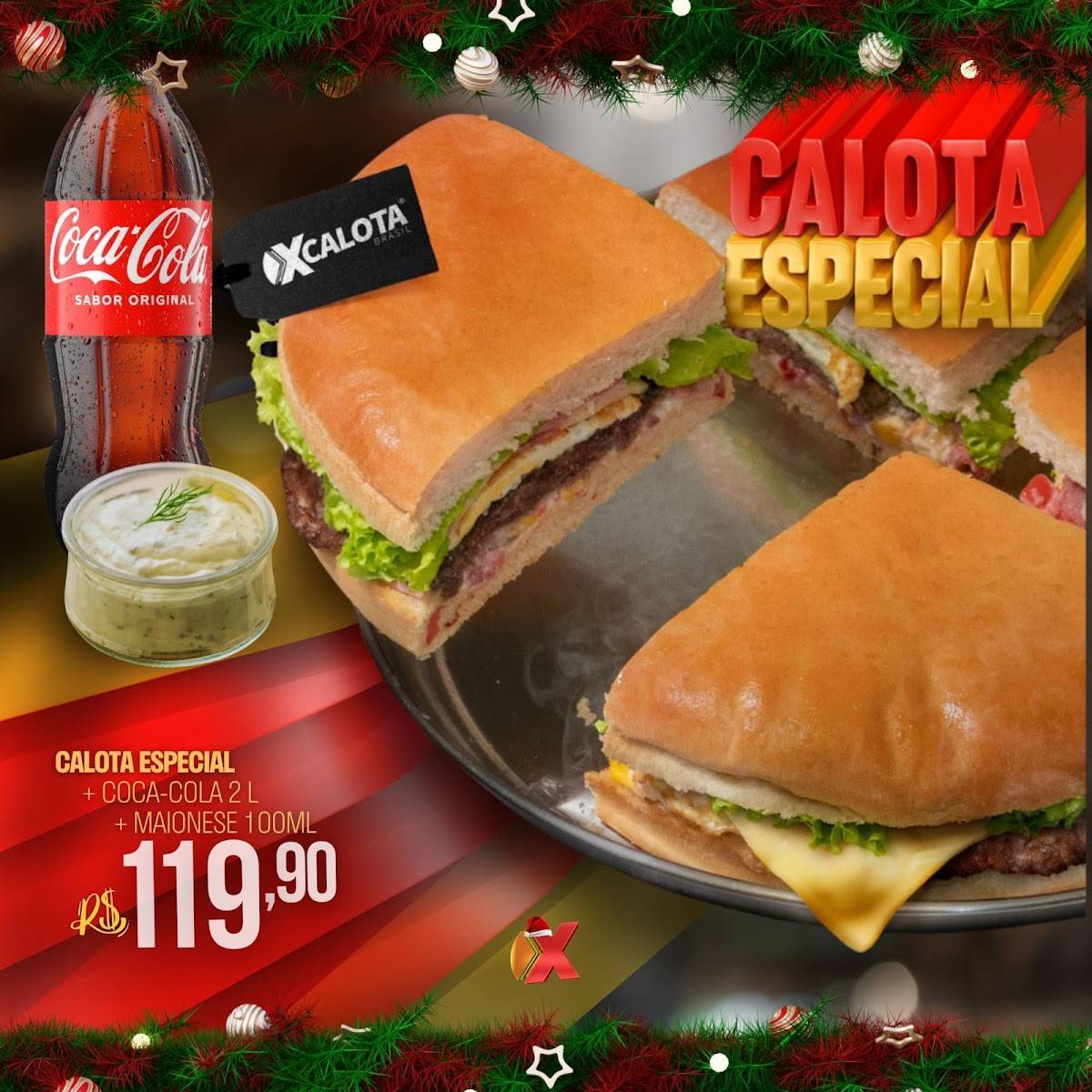X Calota Rondonópolis меню