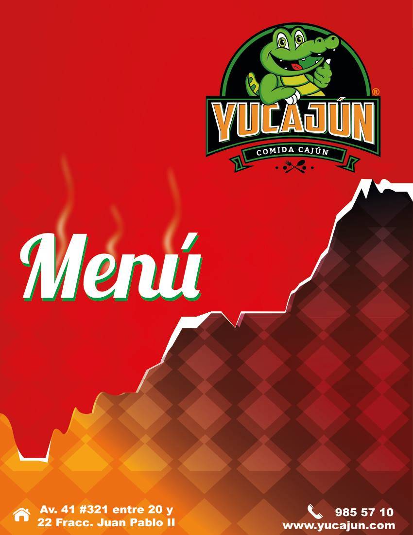 Yucajún меню