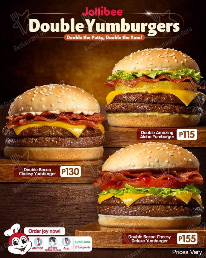 Jollibee Vista Mall Nuvali меню