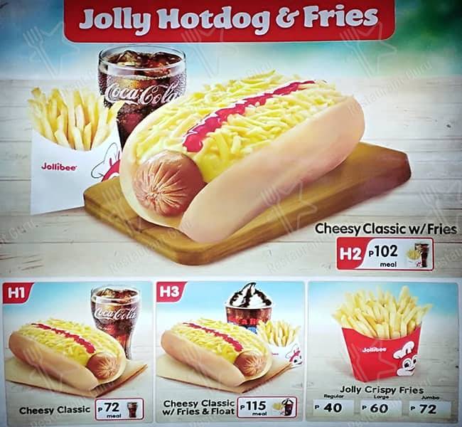 Jollibee Vista Mall Nuvali меню
