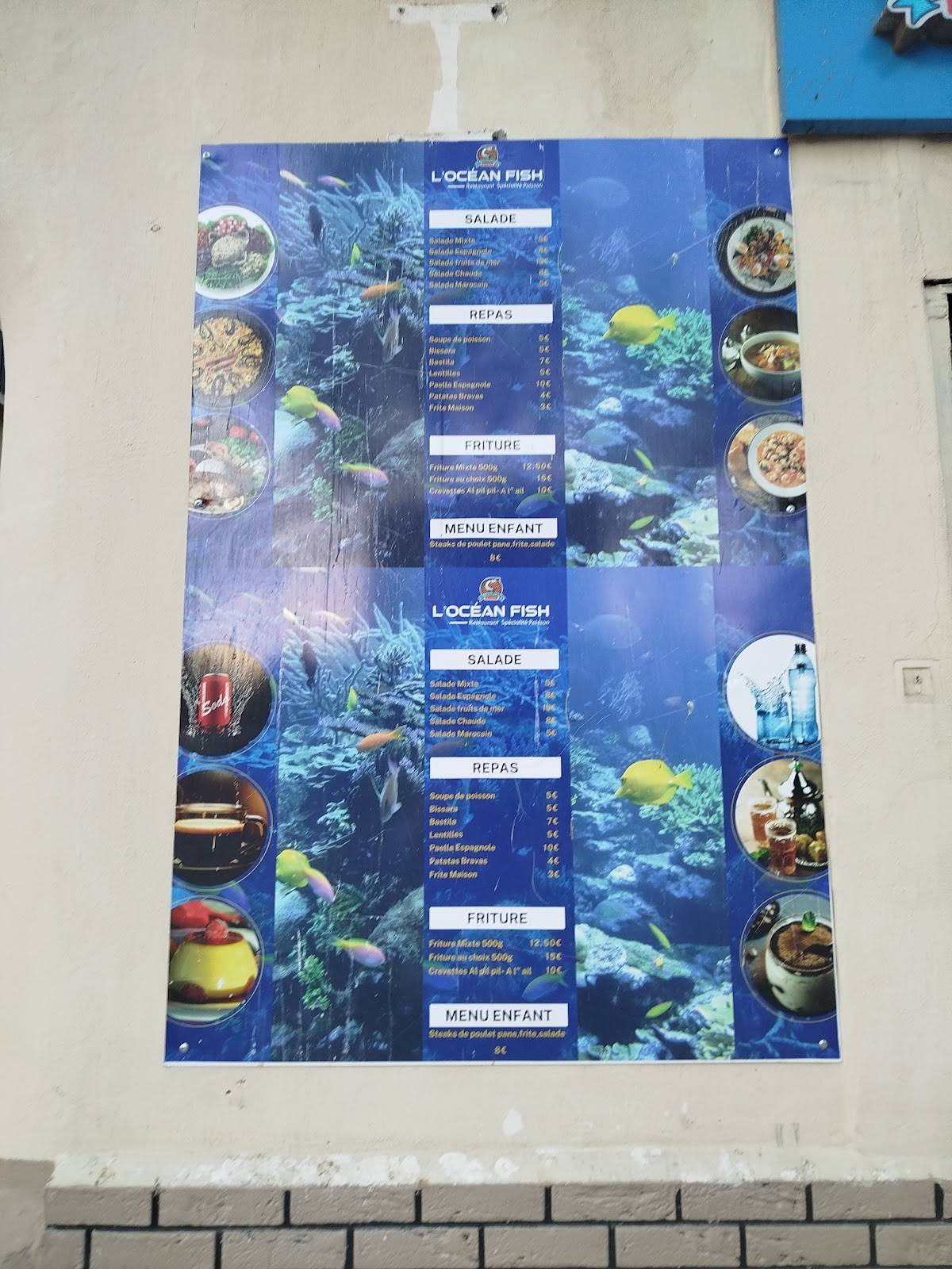 l'ocean Fish меню