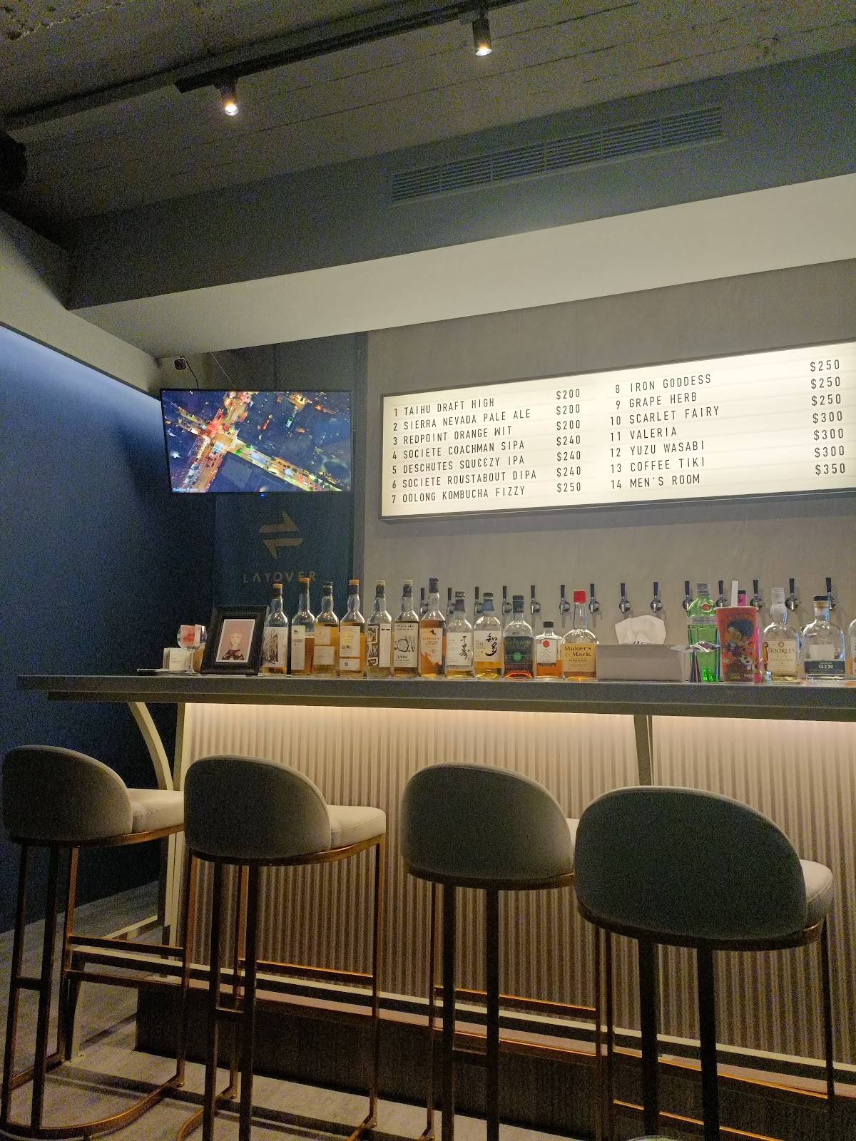 Bar Layover меню