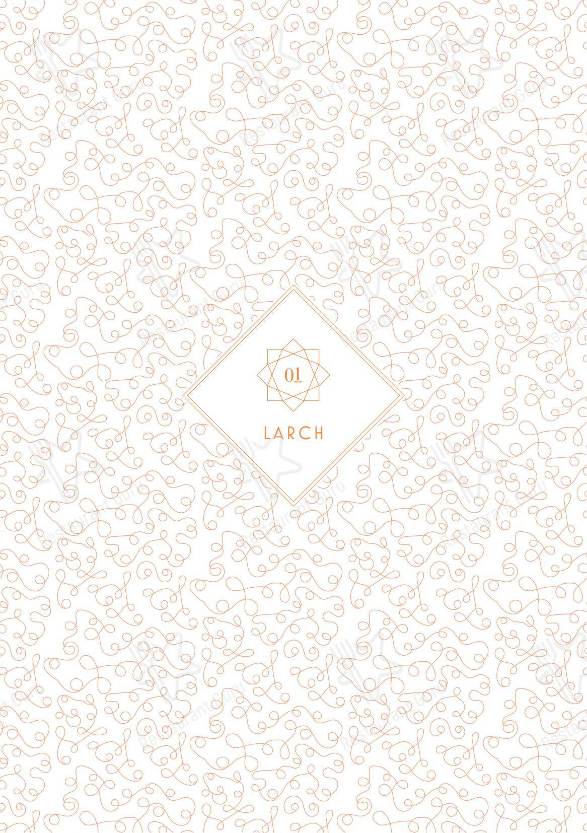 Меню ресторана Larch - Меню напитков