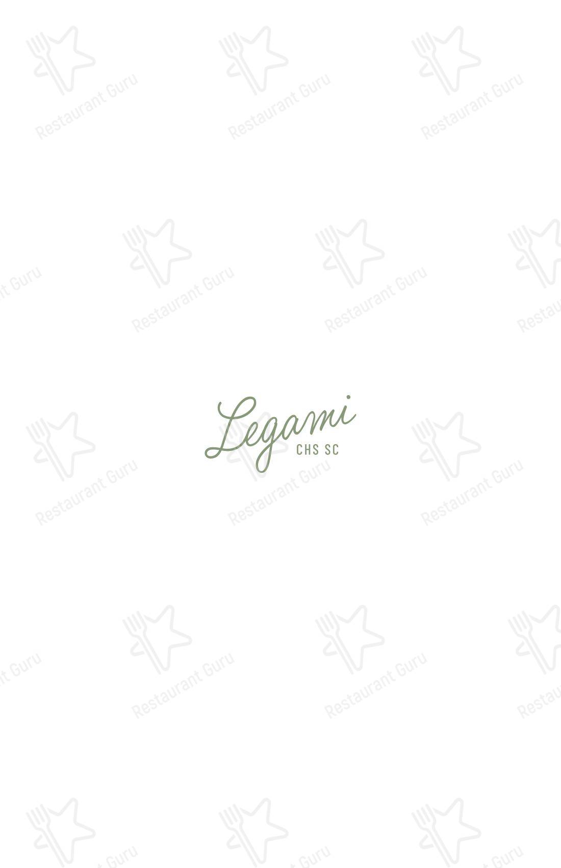 Lunch Menu паба и бара Legami