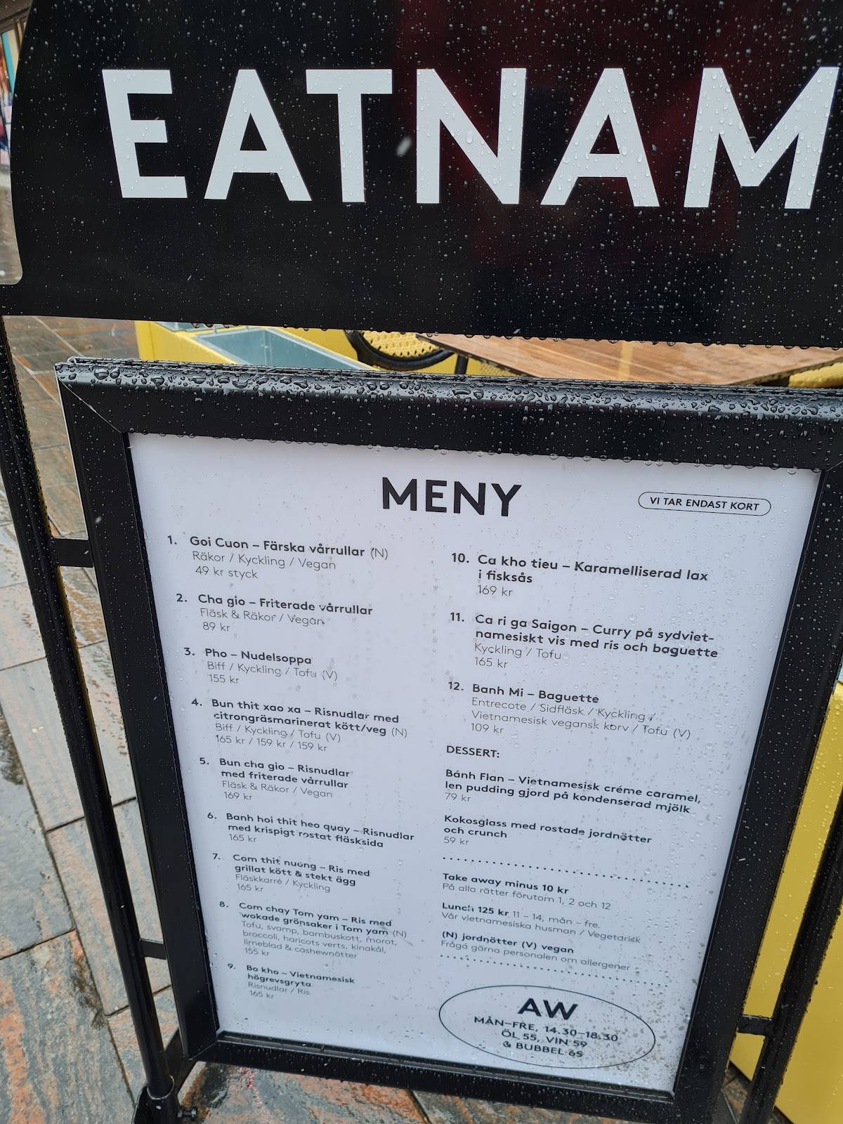 Bistro Cô Minh меню