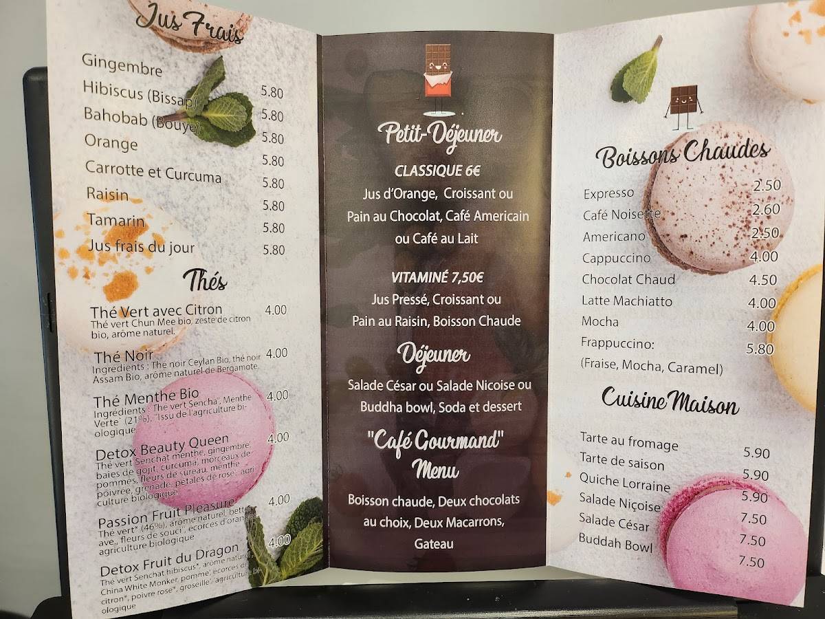 Chocoqueen меню