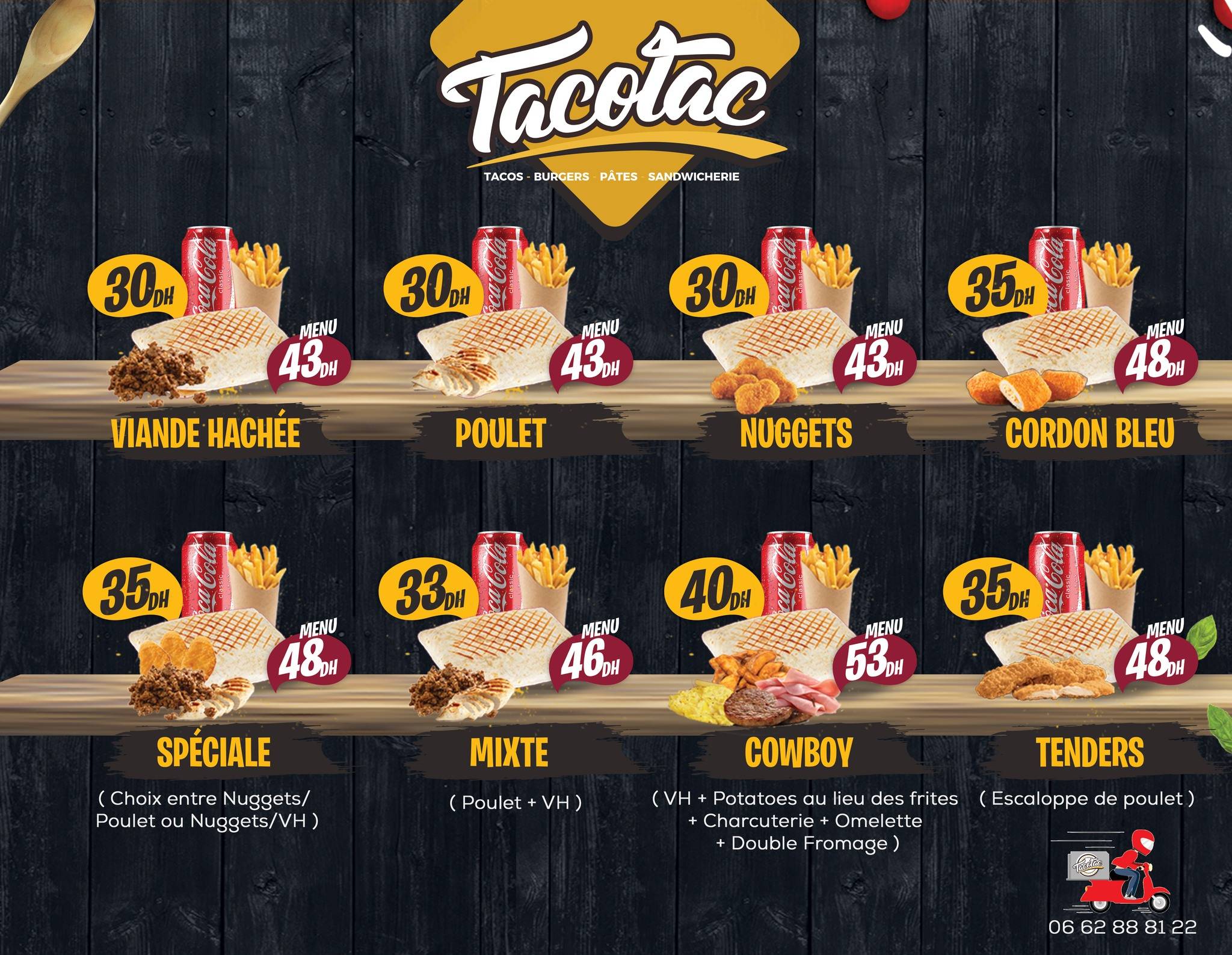 Tacotac меню