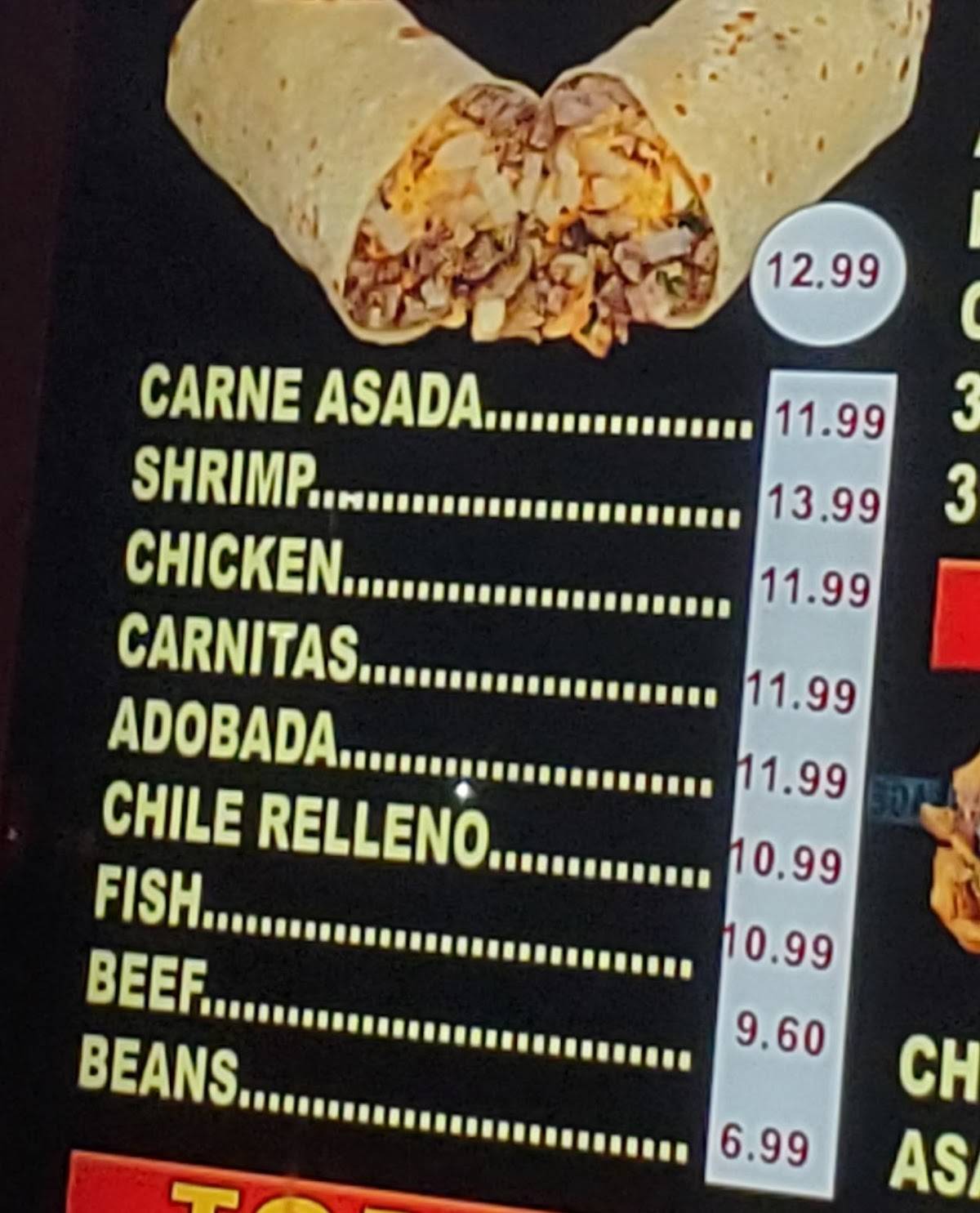 Alberto's Mexican Food меню