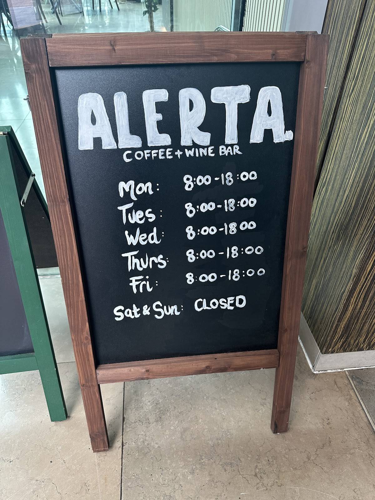 Alerta Coffee меню