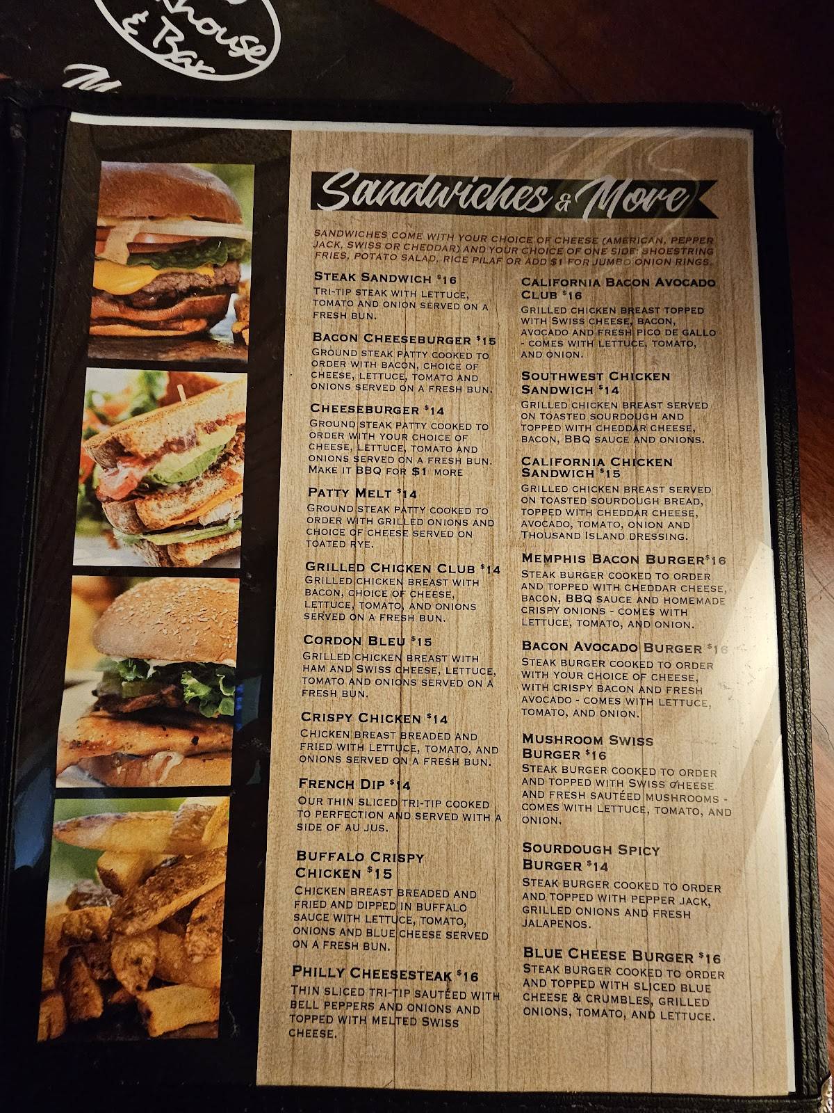 Ale's Steakhouse & Bar меню
