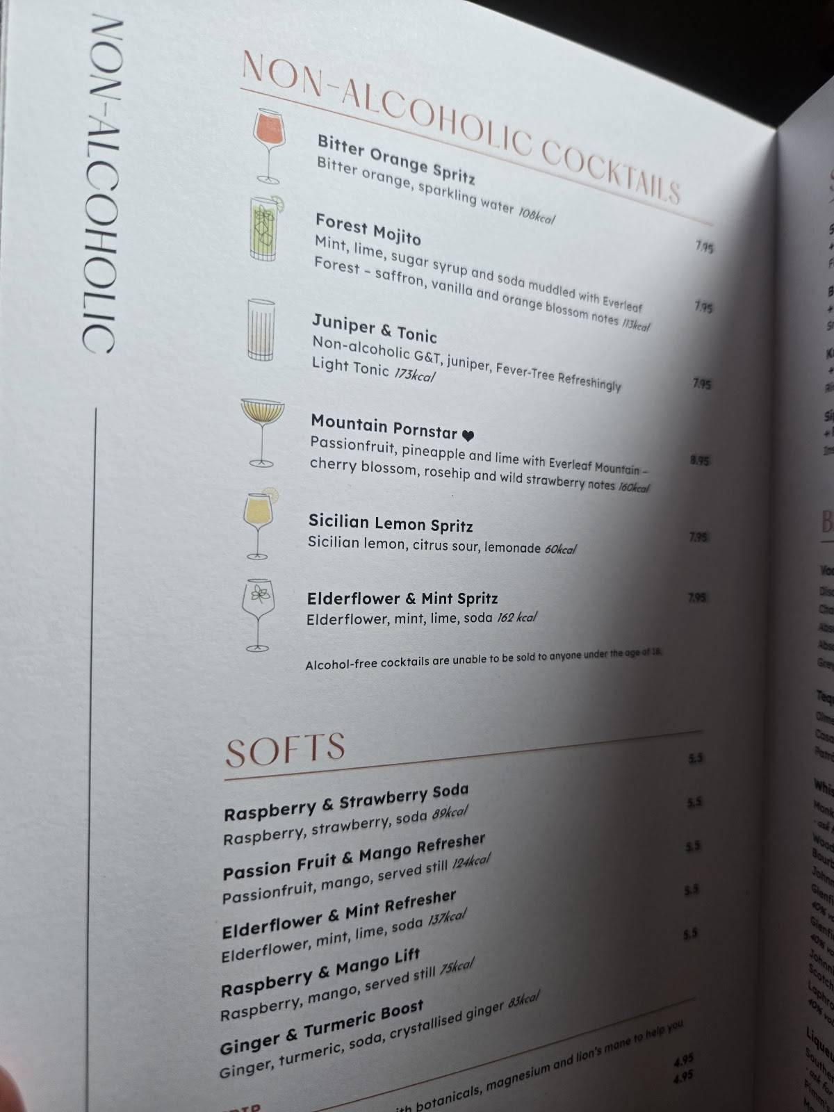 All Bar One George St Edinburgh меню