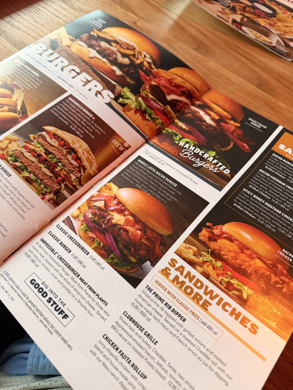 Applebee's Grill + Bar меню