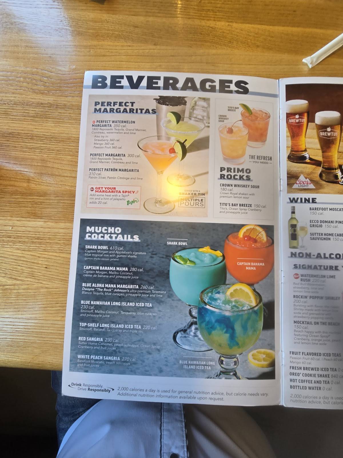 Applebee's Grill + Bar меню