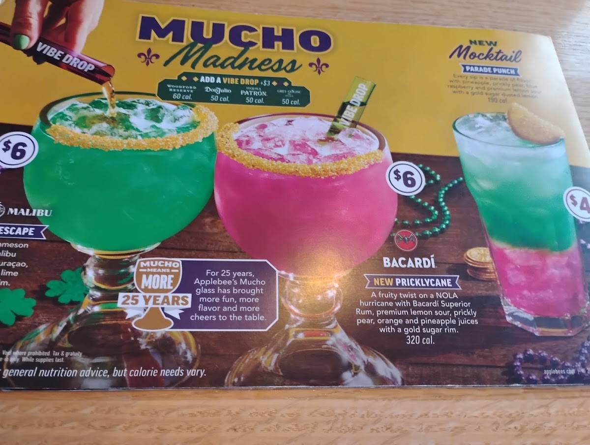 Applebee's Grill + Bar меню