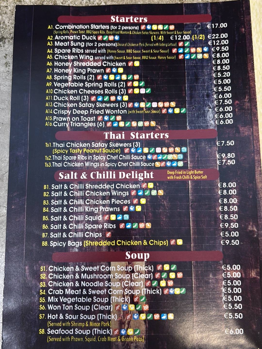 Asian Kitchen меню