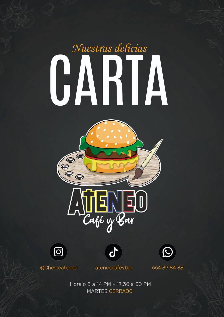 Ateneo café&bar меню