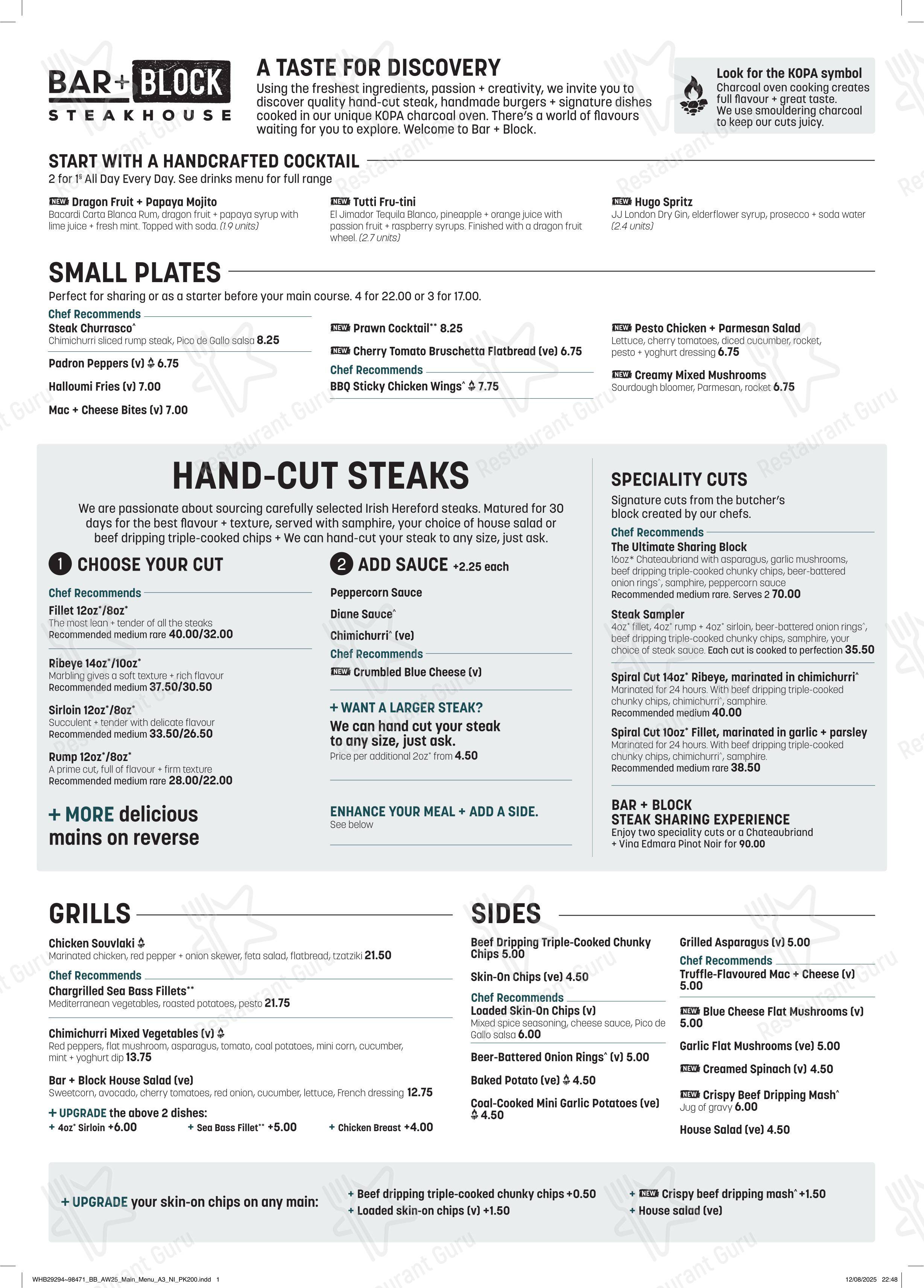 Детское паба и бара Bar + Block Steakhouse Belfast в Белфасте