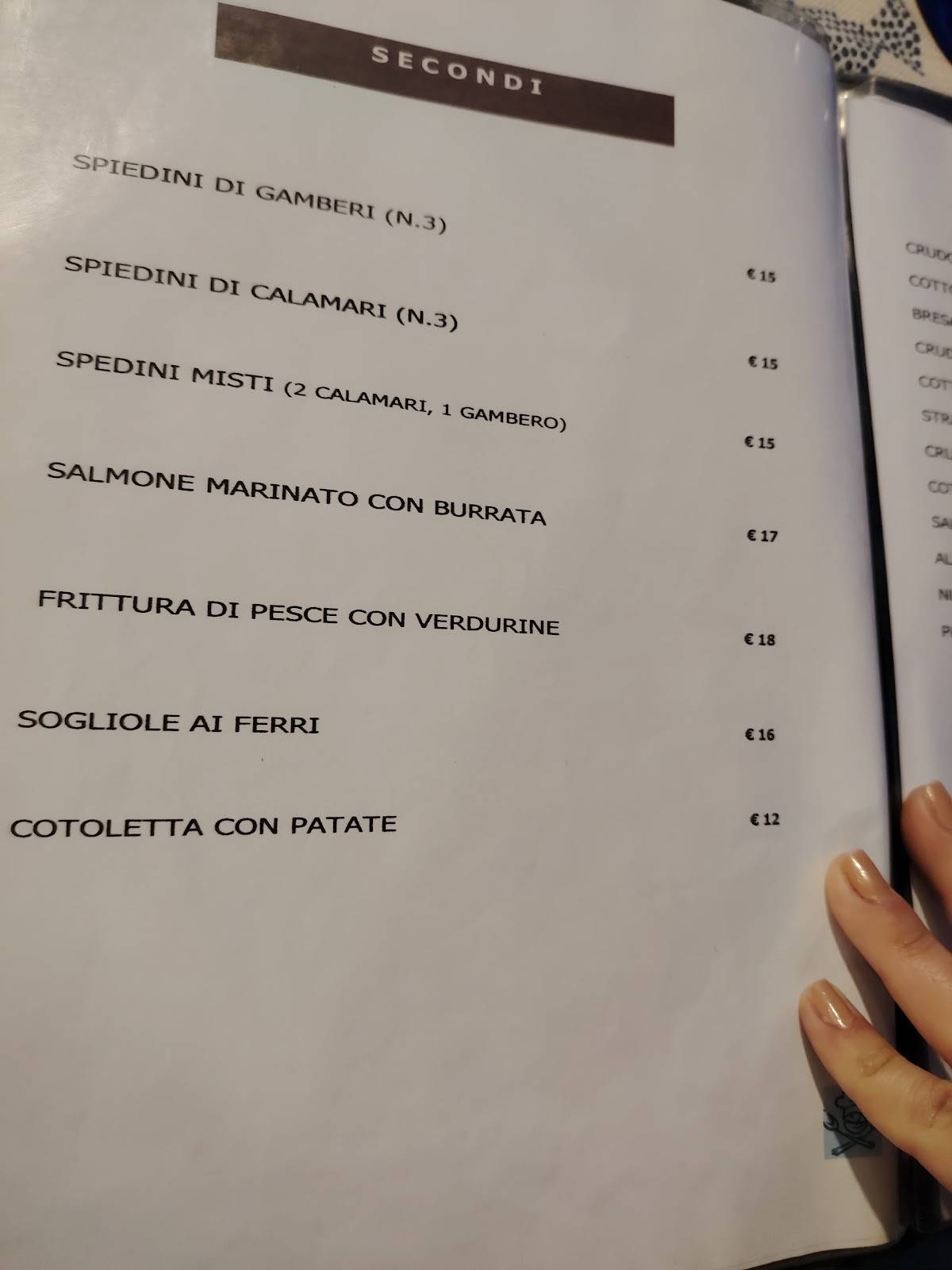 Bar Ristorante Riviera меню