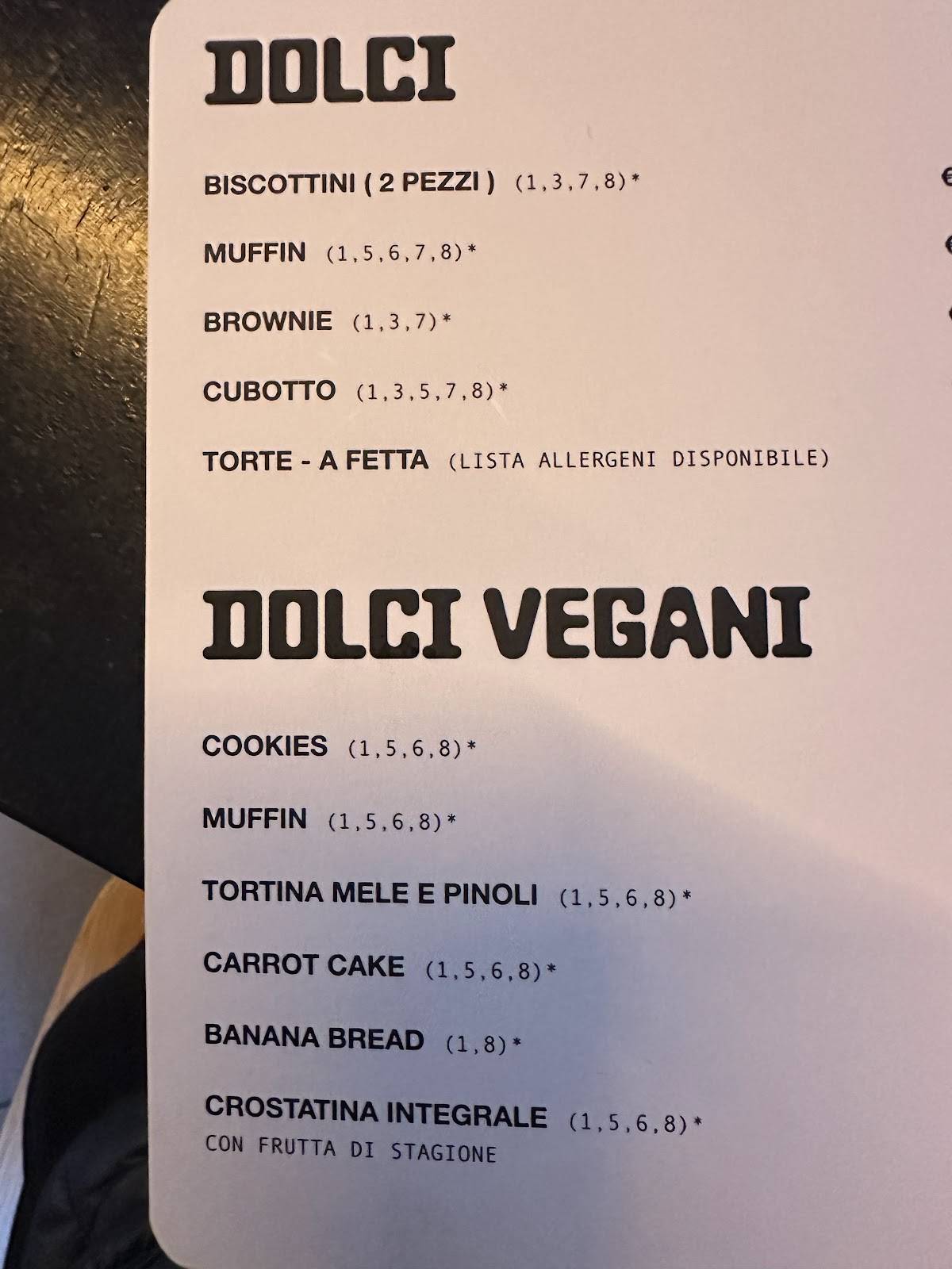 Bar Volo меню
