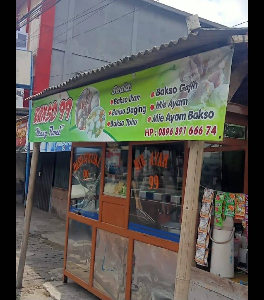 Baso 99 Mas Roni меню