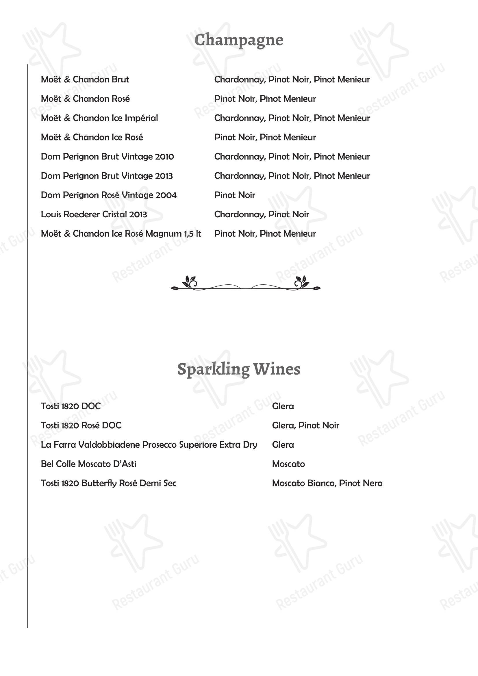 Takeaway Menu ресторана Beachcomber Bar Restaurant Stalis