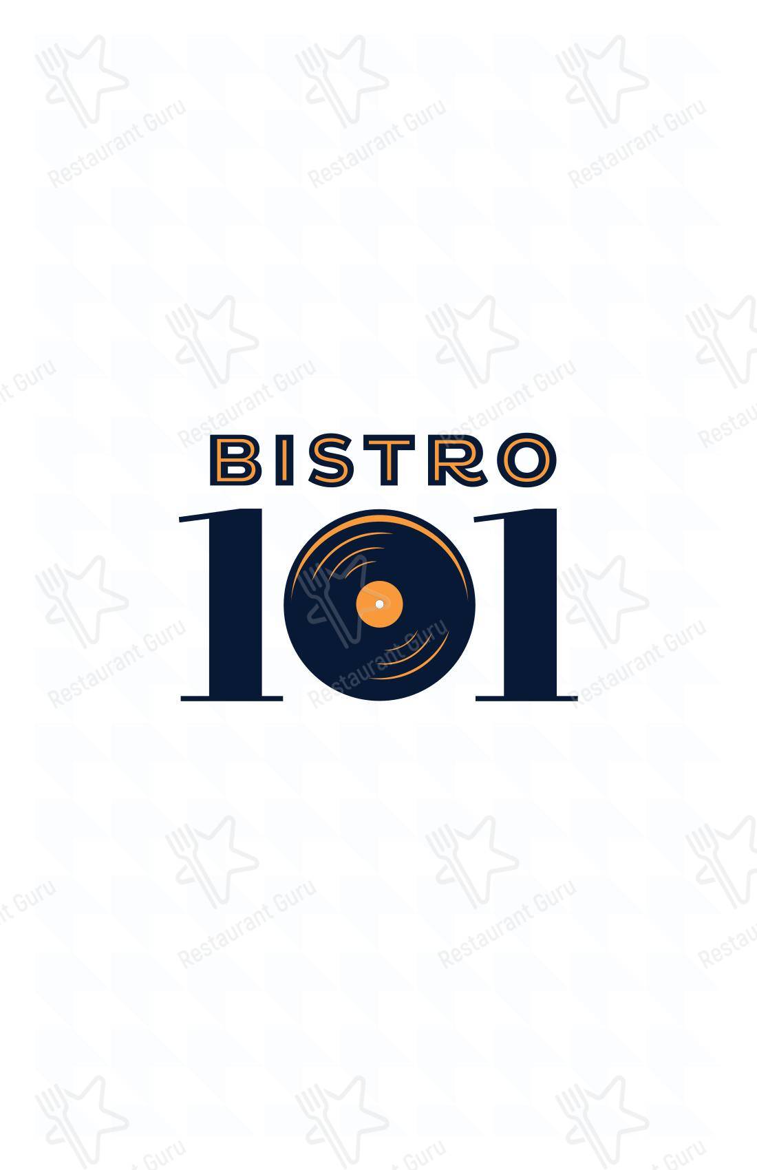 Коктейльная карта ресторана Bistro 101 в Ронерте-Парке