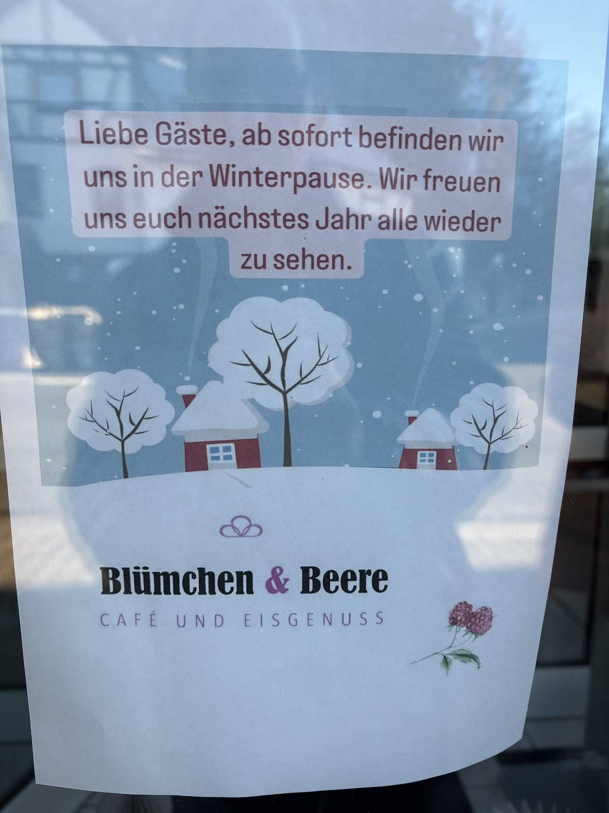 Blümchen und Beere Eisdiele меню