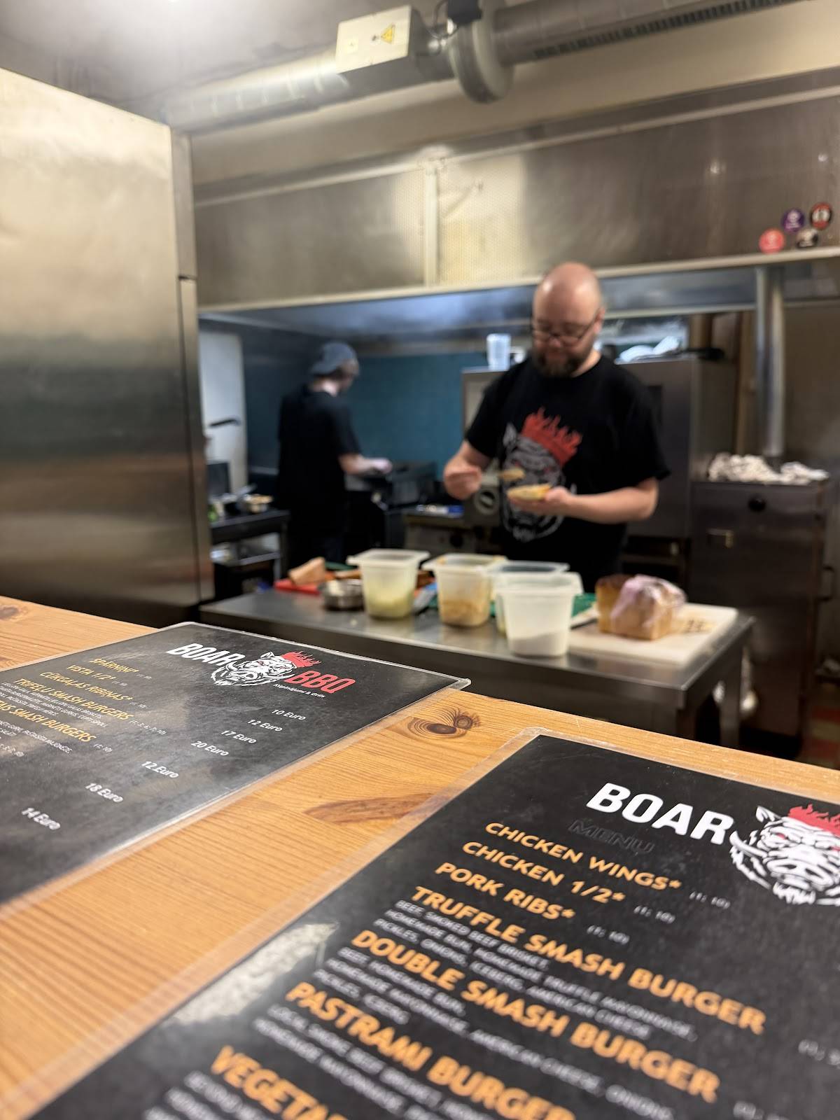 Boar BBQ меню