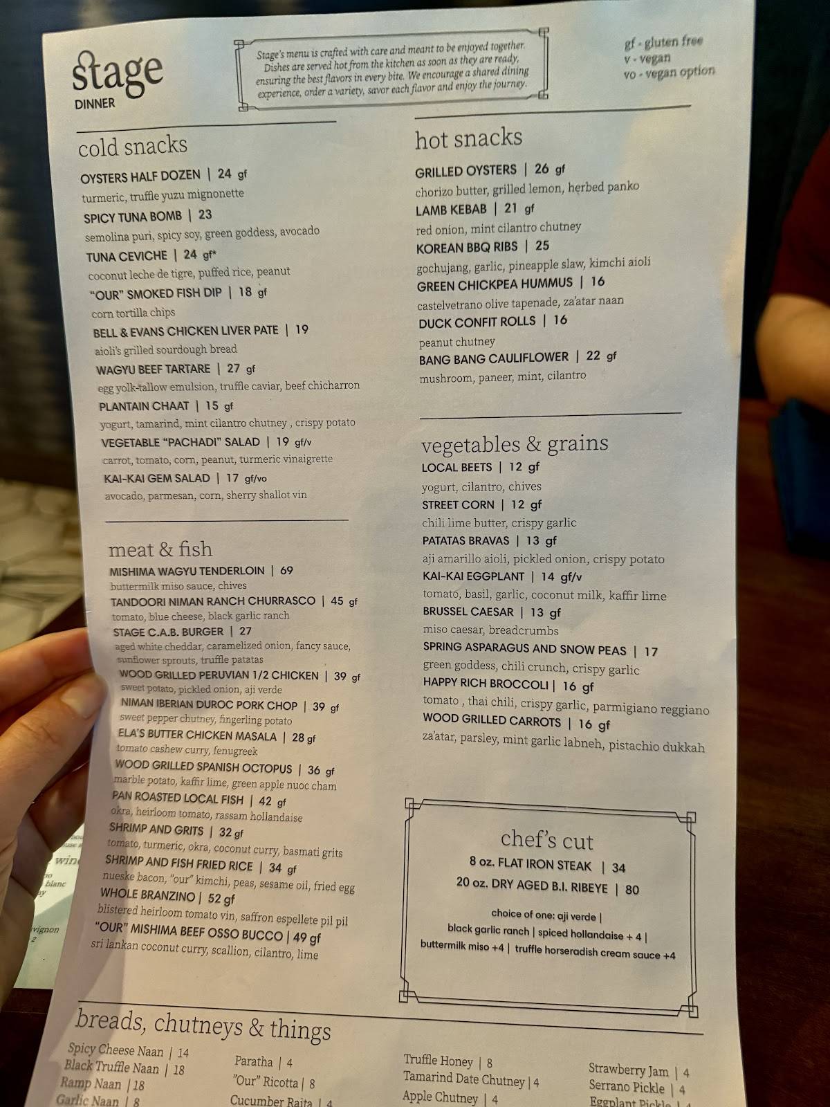 Boca Brasserie меню