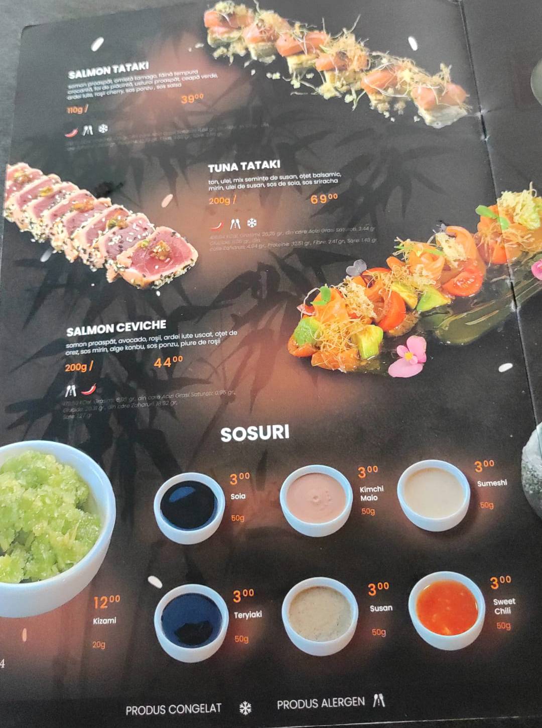 Sumeshi меню