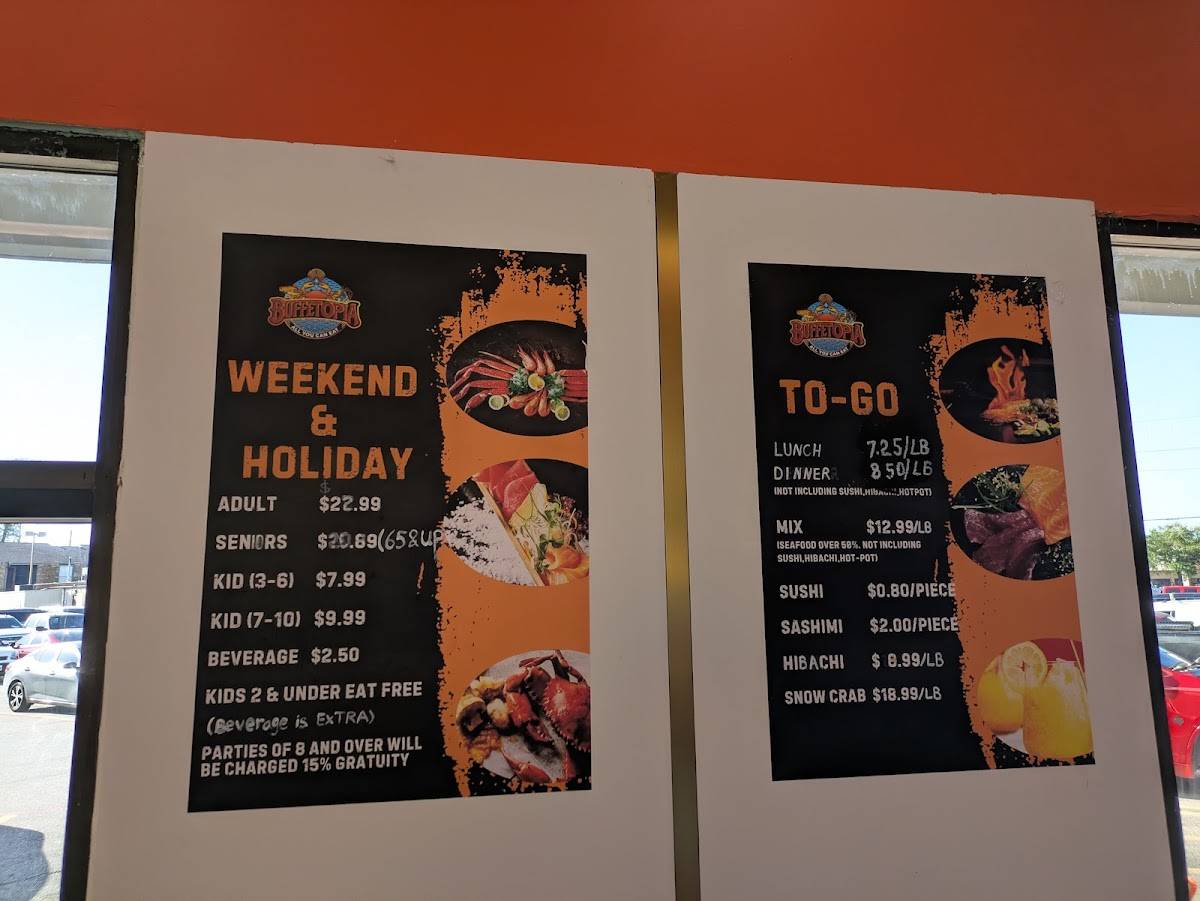 Buffetopia меню
