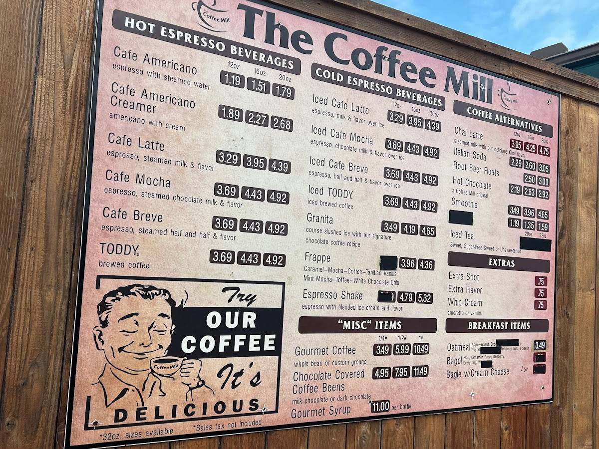 COFFEE Mill меню