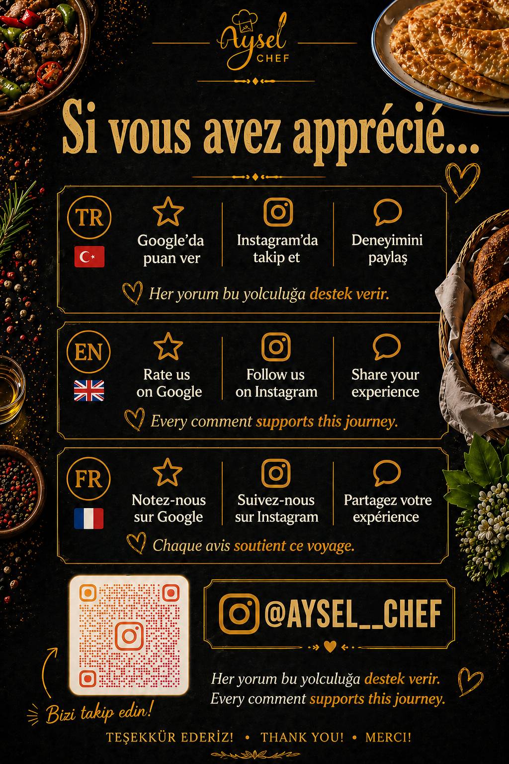 Chef Aysel меню