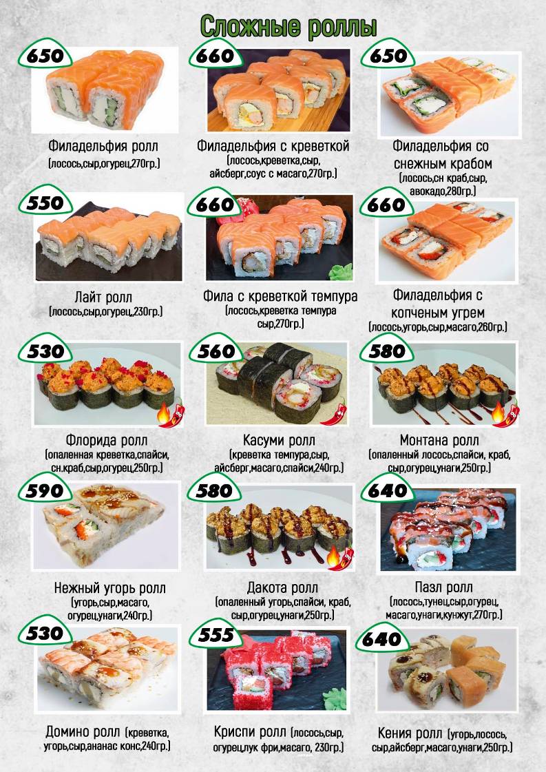 География Вкуса меню