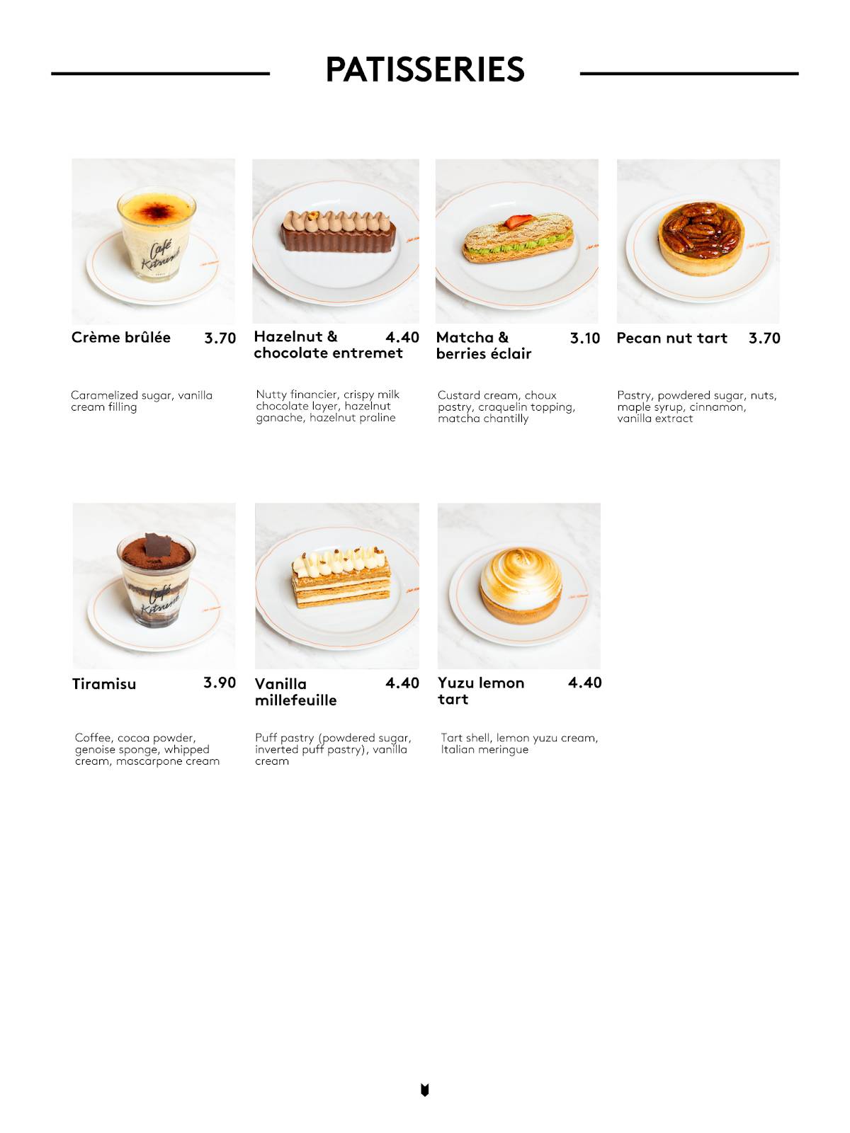 Café Kitsuné - Riffa меню