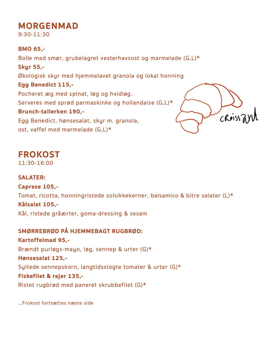 Cafe RöD меню