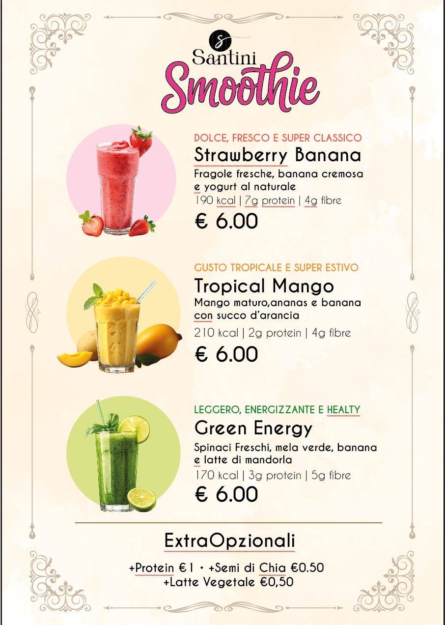 Cafè Santini меню