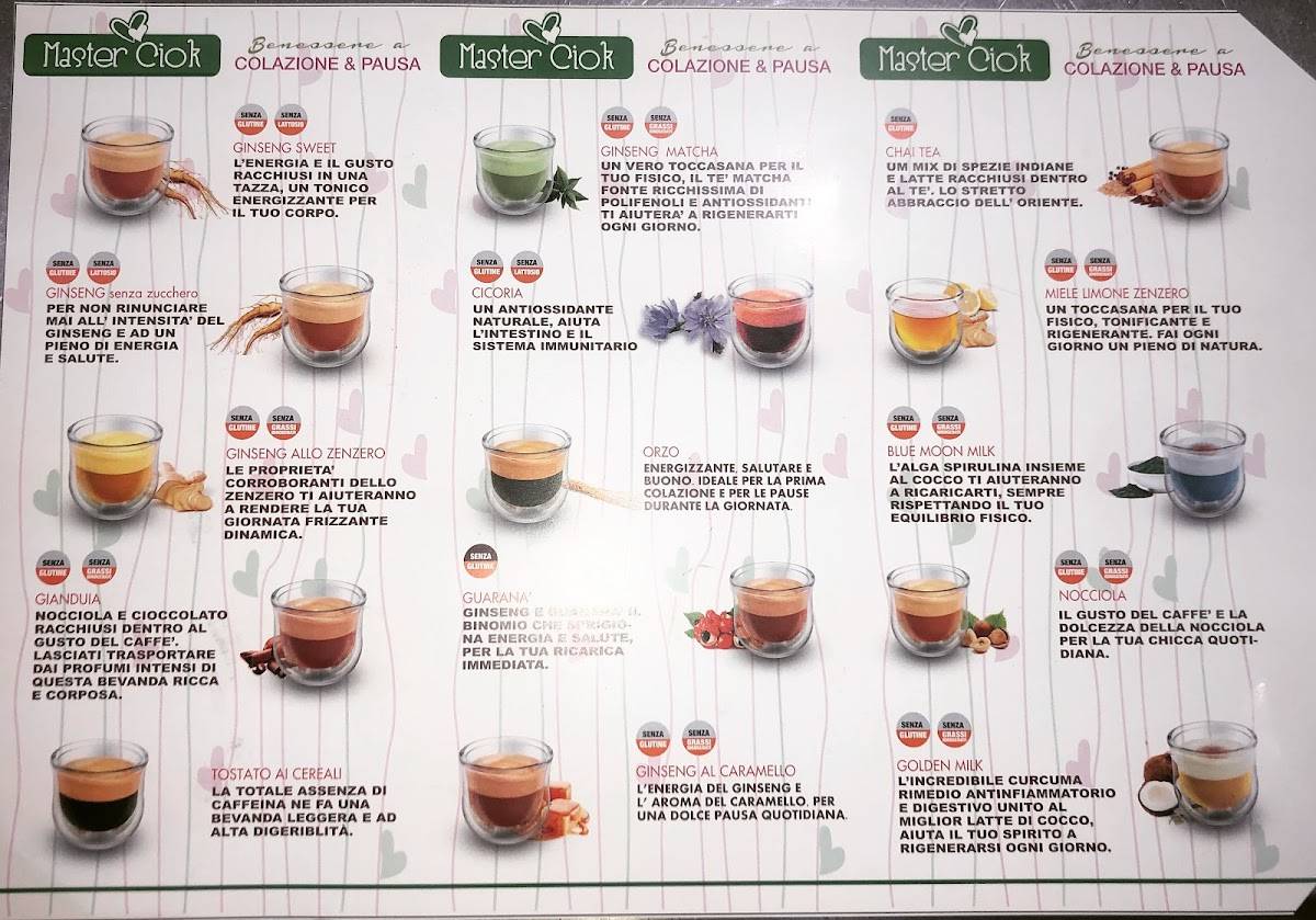 Caffè Roma меню