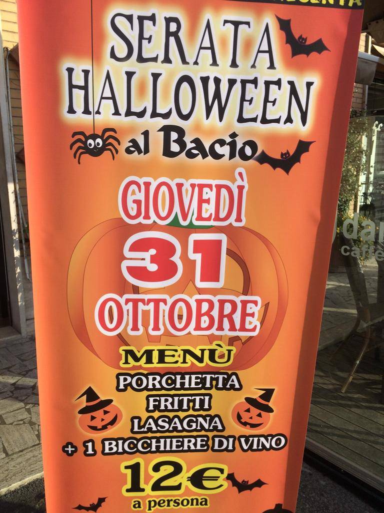 Caffè al Bacio меню
