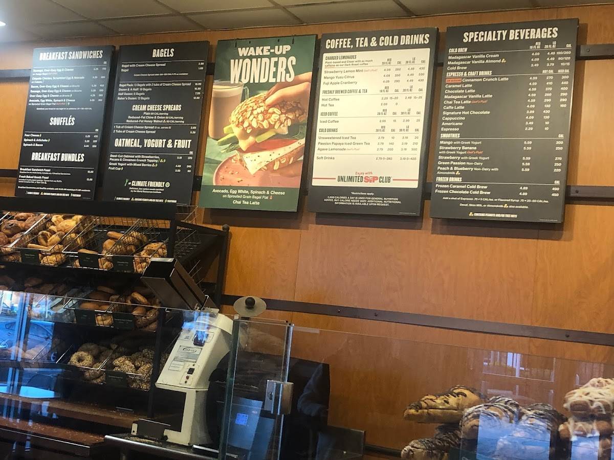 Panera Bread меню