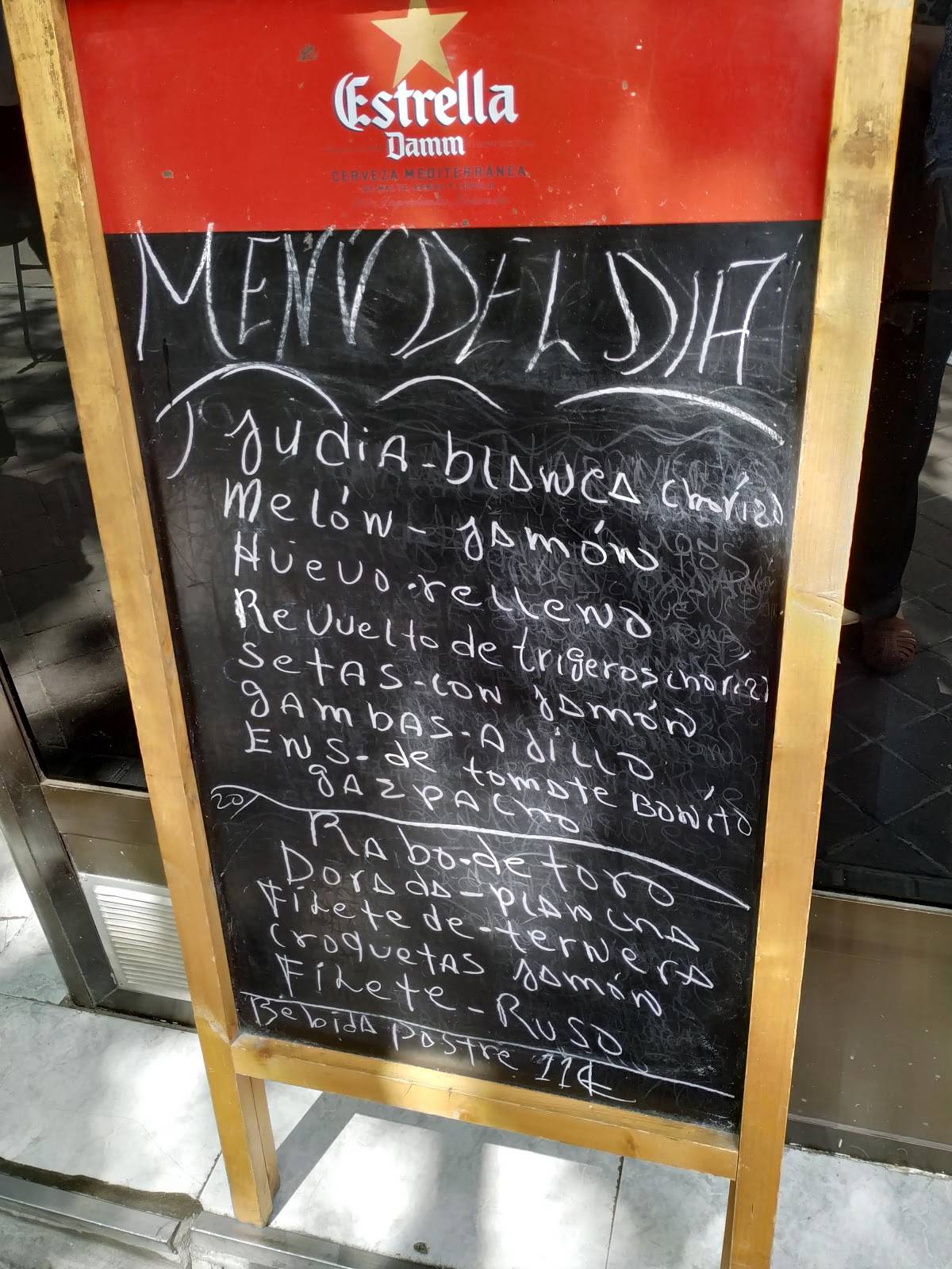 Cerveceria falla меню