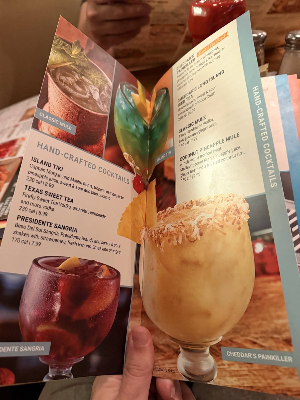 Cheddar's Scratch Kitchen меню