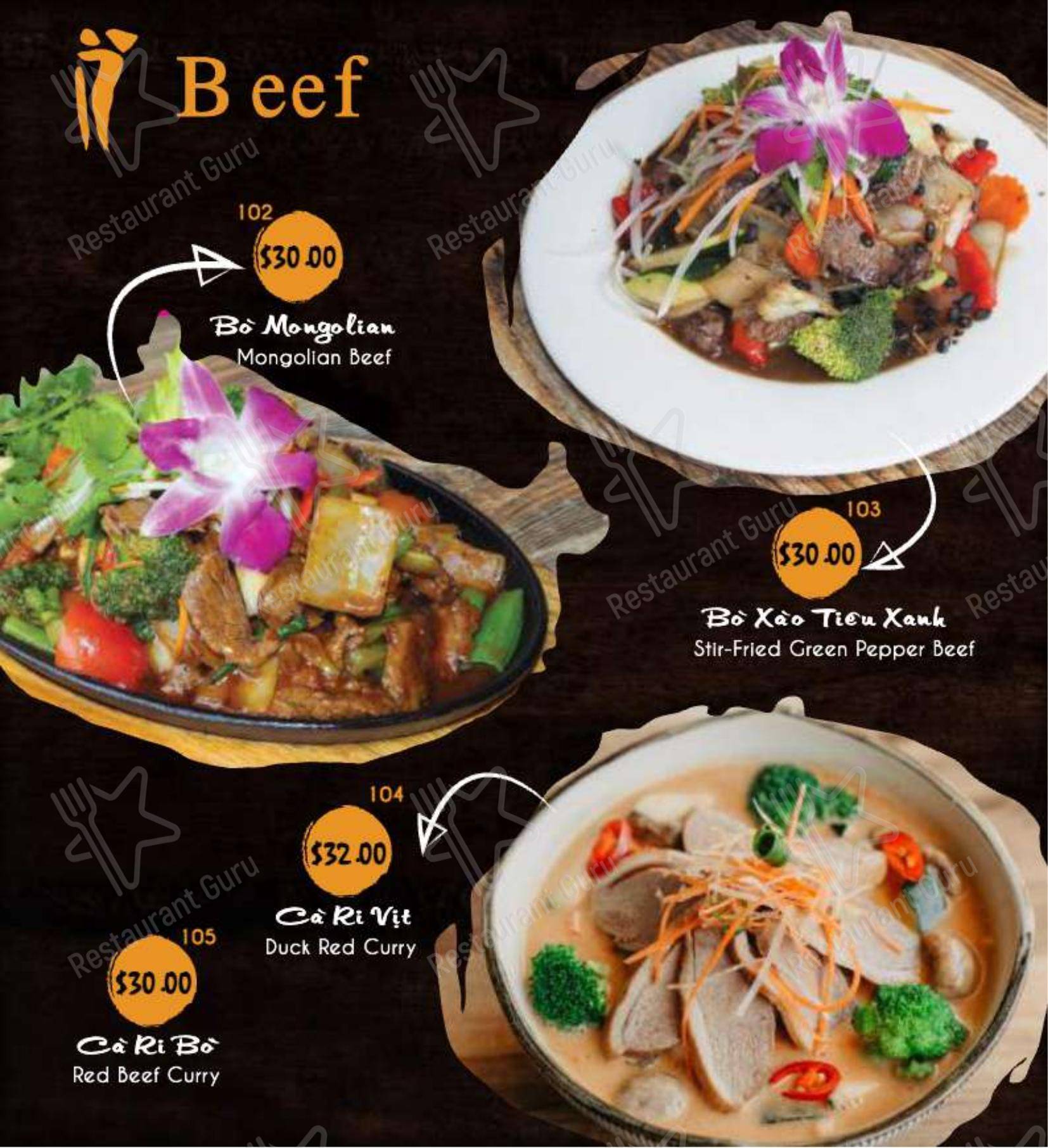 Chopsticks Viet Restaurant в Перте - Меню напитков