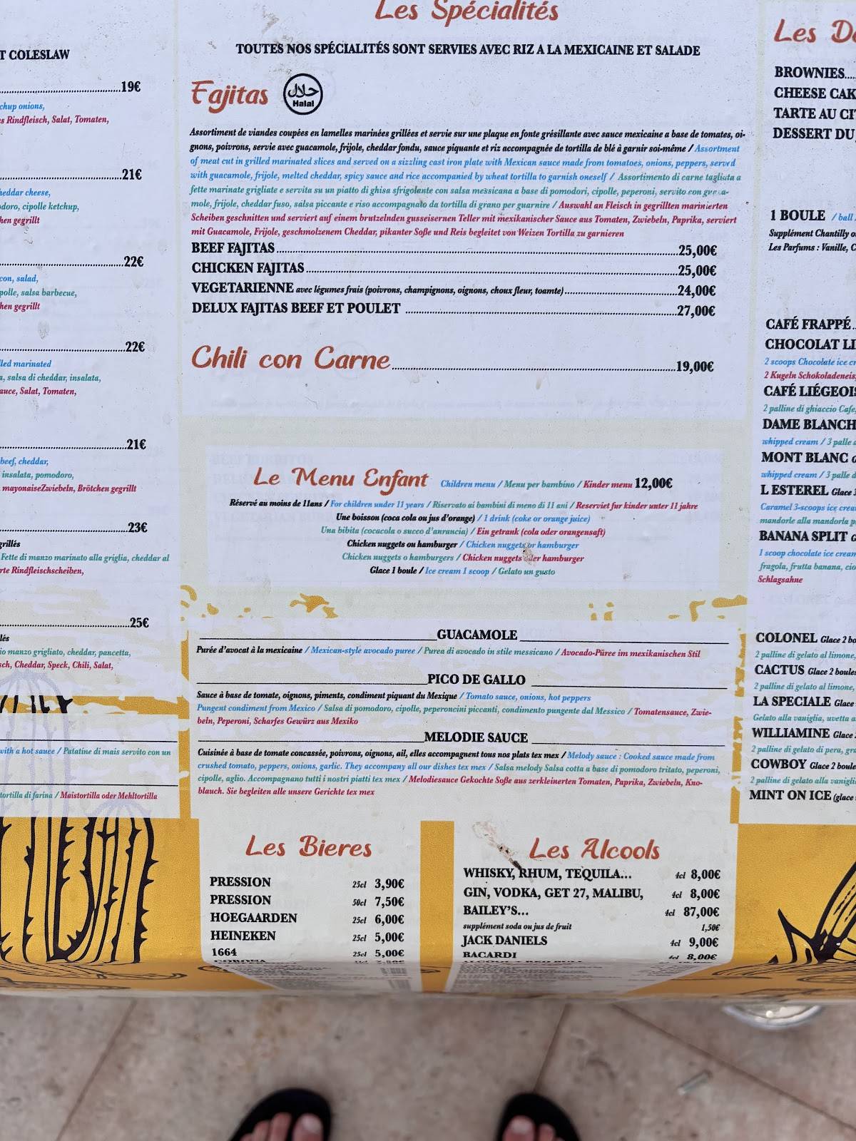 Coco Loco Restaurant меню