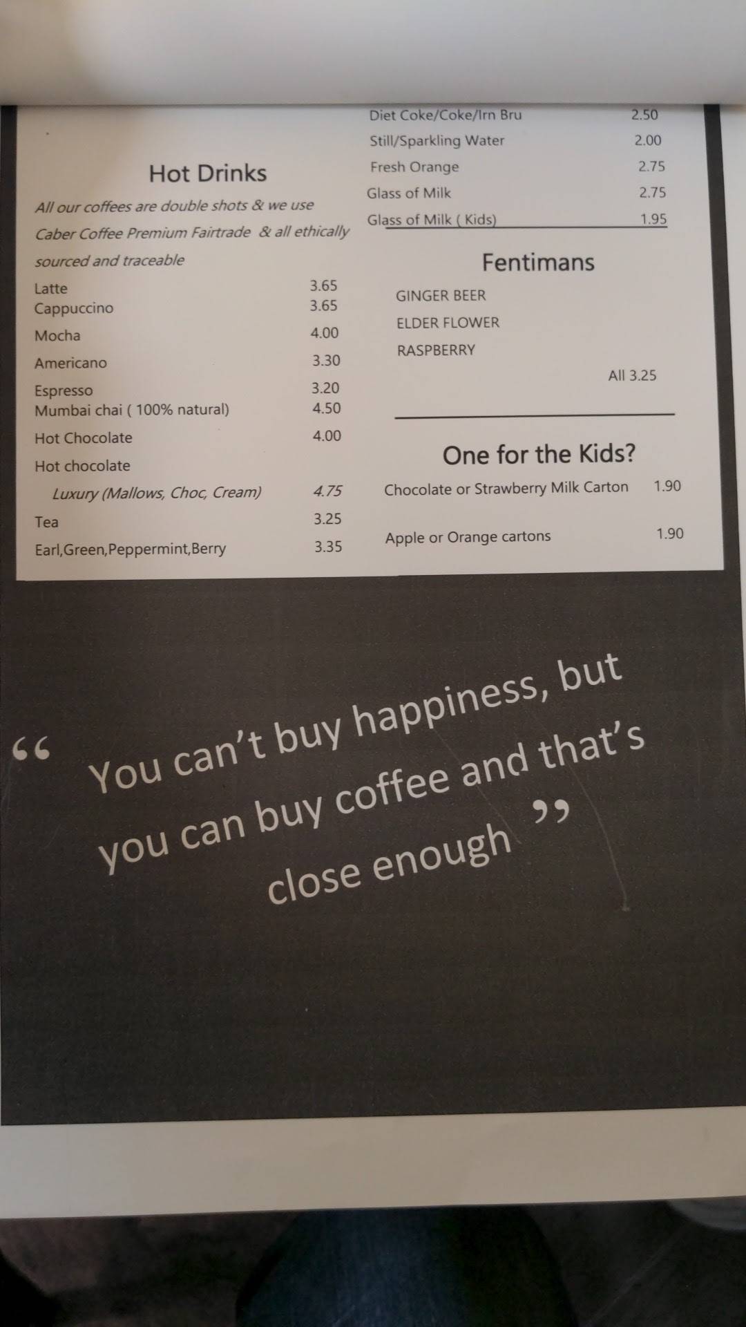 Coco Works меню