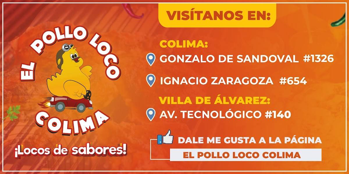 El Pollo Loco Colima меню
