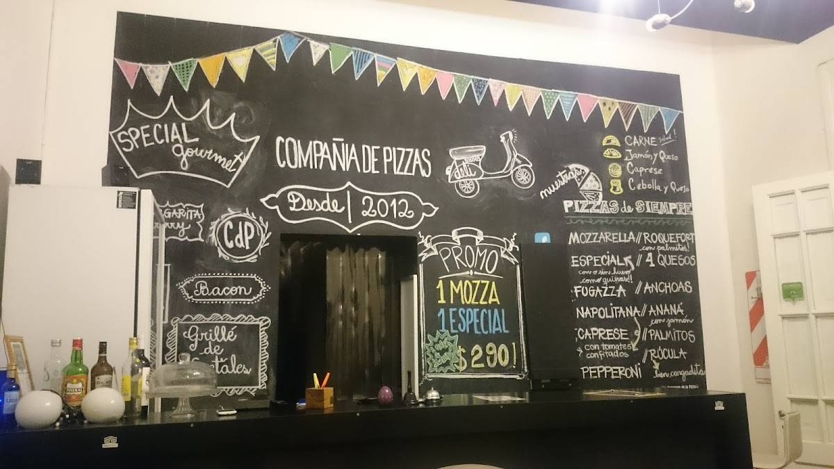 Compañía de Pizzas меню