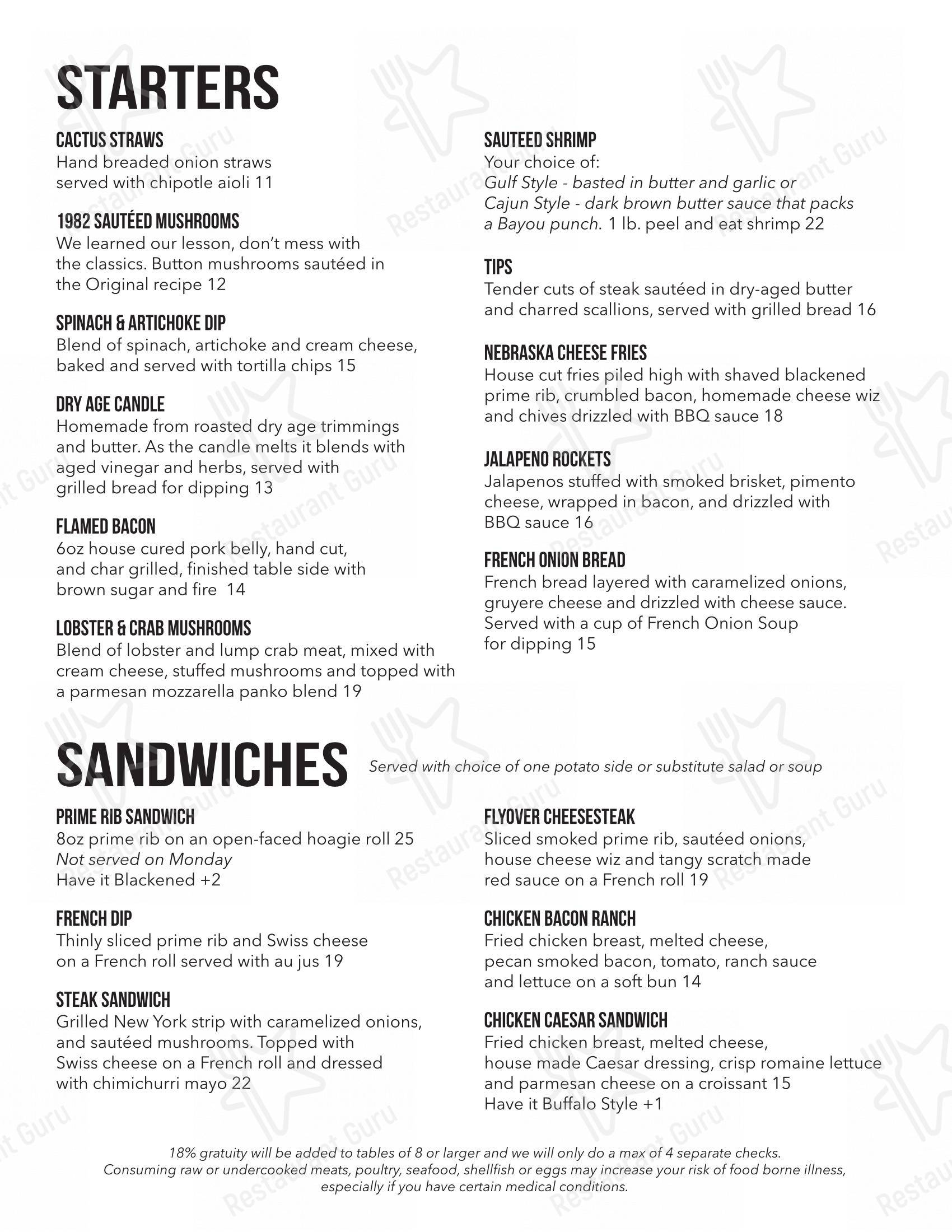 Coppermill Steakhouse & Lounge в Маке-Куке - Коктейльная карта