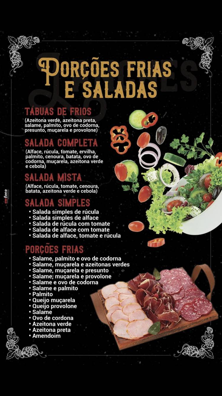 Costelaria e Choperia Bar do Rodi меню