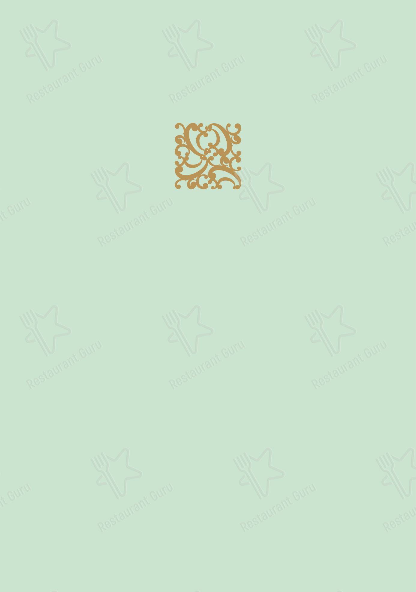 Daphne's в Лондоне - Restaurant Menu